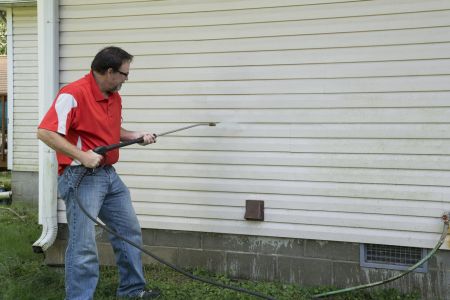 What should pressure washing contractor clean