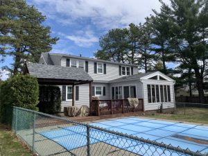 Getting ready to open the pool on Centennial Drive, Queensbury, NY 12804