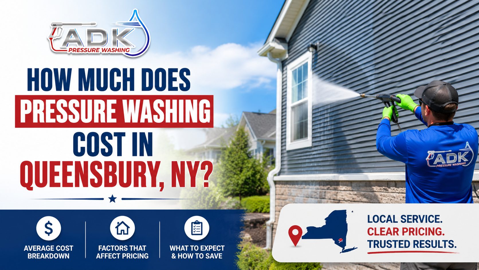 How Much Does Pressure Washing Cost in Queensbury, NY